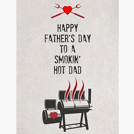 Smokin' Hot Father's Day eCard to Husband